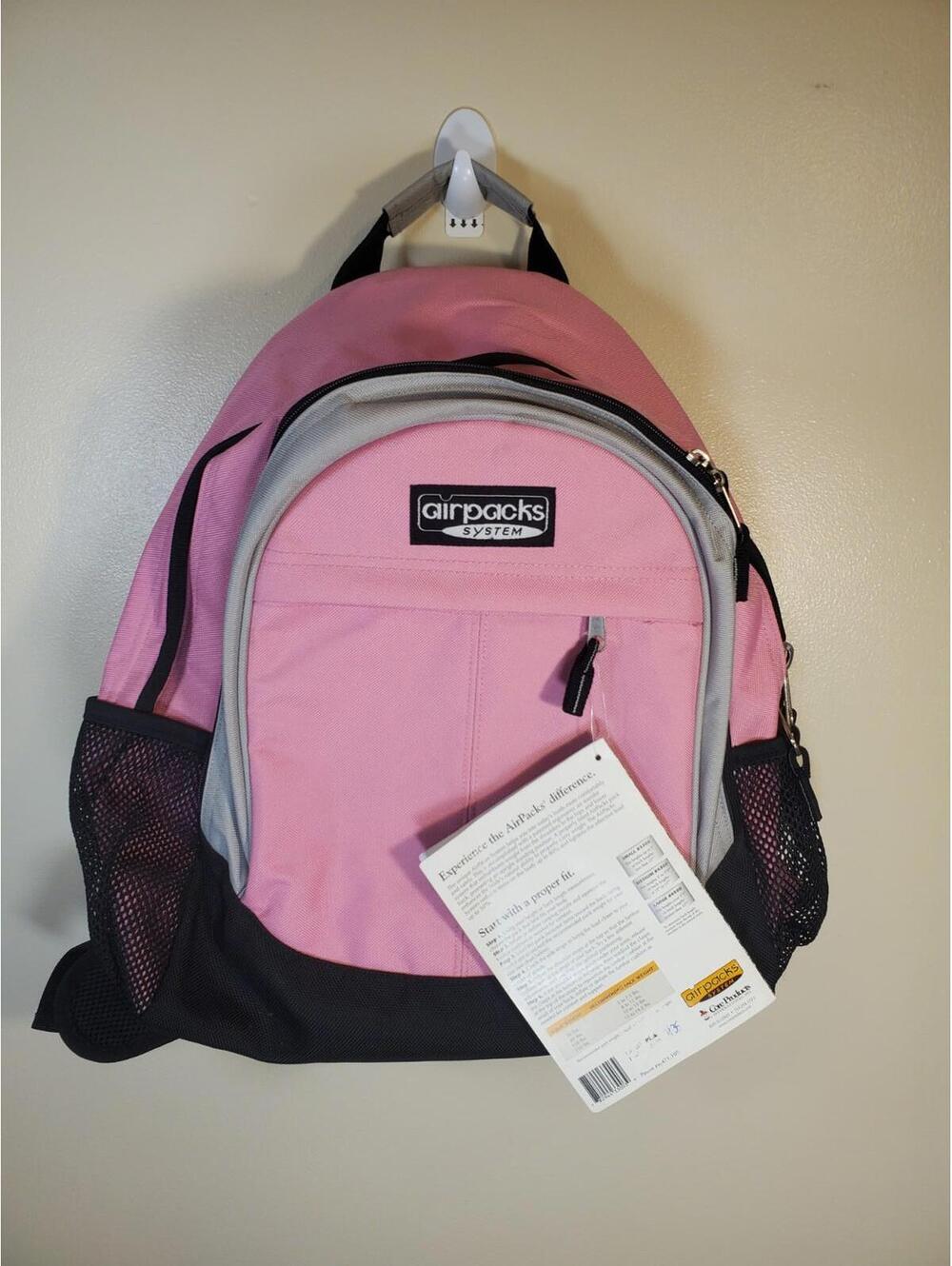 Core Products AirPacks System Ergonomic Girl's Pink Backpack Back Support Small